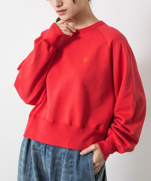 URCH RNA(アーチ アールエヌエー)の「M2695 ショート丈のドルマンプルオーバー(Tシャツ/カットソー・レディース・レッド/杢グレー/ブラック・FREE)」の3枚目の写真