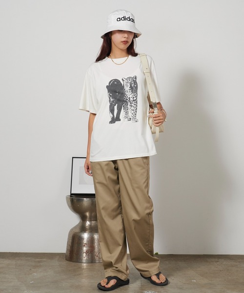 REMI RELIEF(レミレリーフ)の「REMI RELIEF/レミレリーフ SP加工NEW Fit-T(Leopard) レオパード クルーネック ヴィンテージライク コットンTシャツ メンズ 2026年夏 夏服(Tシャツ/カットソー・メンズ・ホワイト/ブラック/オリーブ・M/L)」の12枚目の写真