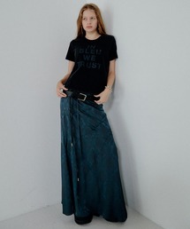 フリュードサテンマキシスカート / Fluid Satin Maxi Skirt