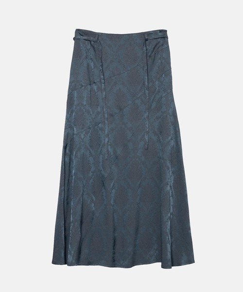 LE CIEL BLEU（ルシェルブルー）の「フリュードサテンマキシスカート / Fluid Satin Maxi Skirt（スカート・レディース・チャコールグレー・38/36/34）」の10枚目の写真