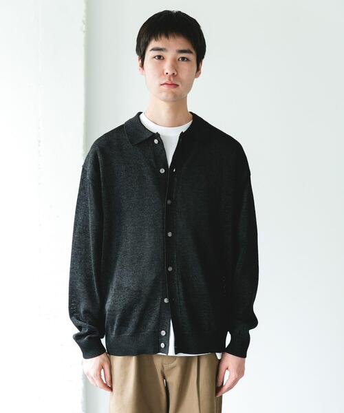 URBAN RESEARCH DOORS(アーバンリサーチドアーズ)の「『洗濯可/UVカット』『URTECH』Aircare ロングスリーブシャツカーディガン(カーディガン/ボレロ・メンズ・ブラウン/ブラック/グレー・X-LARGE/MEDIUM/LARGE)」の20枚目の写真