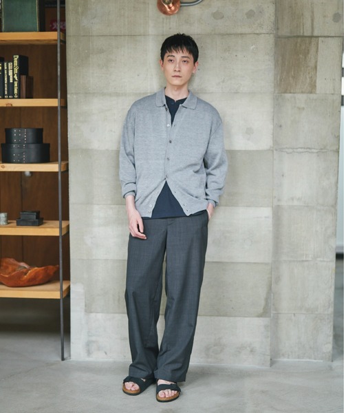 URBAN RESEARCH DOORS（アーバンリサーチドアーズ）の「『URTECH』Aircare ロングスリーブシャツカーディガン（カーディガン/ボレロ・メンズ・ブラウン/ブラック/グレー・X-LARGE/MEDIUM/LARGE）」の11枚目の写真