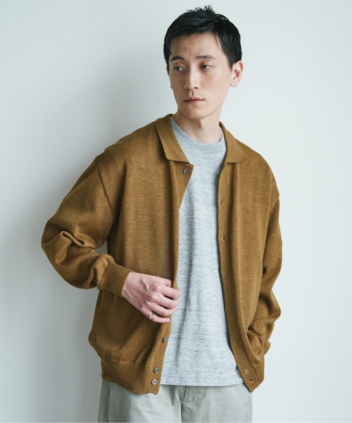 URBAN RESEARCH DOORS（アーバンリサーチドアーズ）の「『URTECH』Aircare ロングスリーブシャツカーディガン（カーディガン/ボレロ・メンズ・ブラウン/ブラック/グレー・X-LARGE/MEDIUM/LARGE）」の22枚目の写真