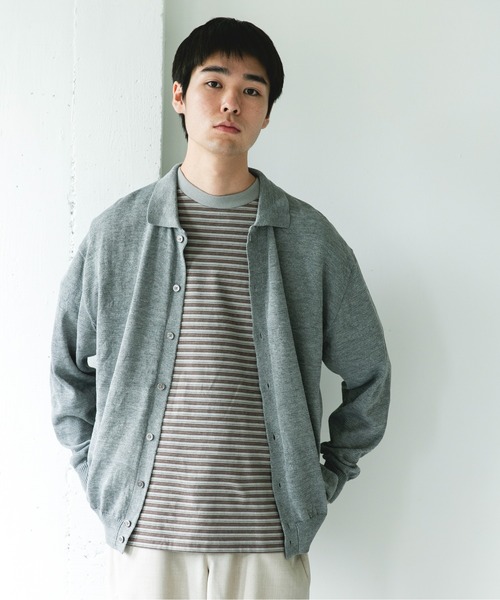 URBAN RESEARCH DOORS（アーバンリサーチドアーズ）の「『URTECH』Aircare ロングスリーブシャツカーディガン（カーディガン/ボレロ・メンズ・ブラウン/ブラック/グレー・X-LARGE/MEDIUM/LARGE）」の15枚目の写真