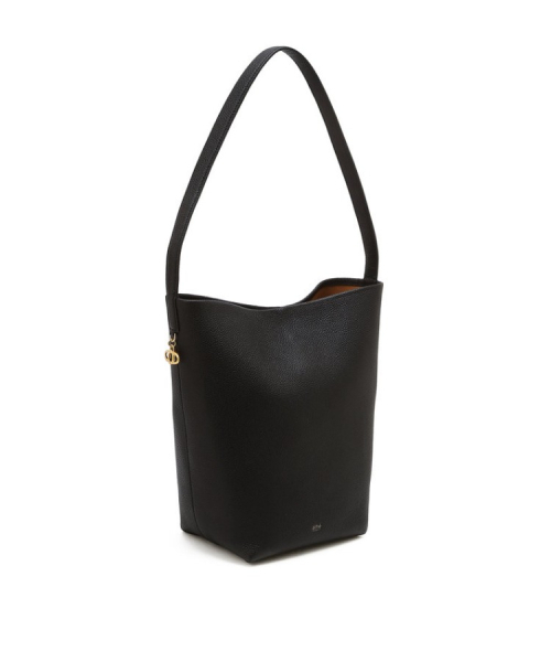 athe（アテ）の「[PANIER] ブラックレザーパニエバケットバッグ L AABA6F200BK（ショルダーバッグ・レディース・ブラック・FREE）」の7枚目の写真
