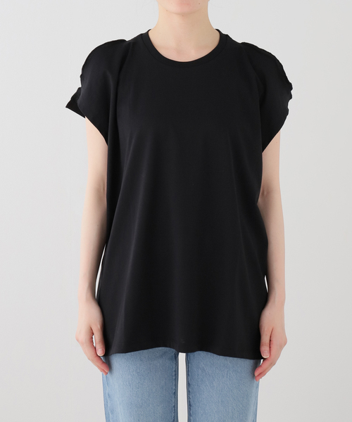 BASERANGE(ベースレンジ)の「【BASERANGE/ベースレンジ】PIN TANK(Tシャツ/カットソー・レディース・ブラック・SMALL)」の7枚目の写真