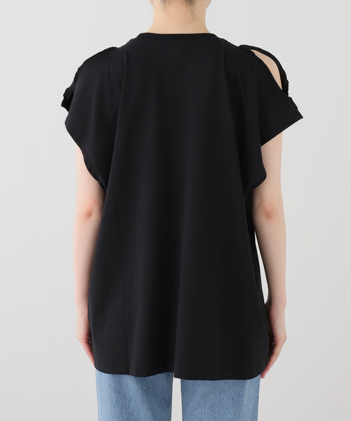 BASERANGE(ベースレンジ)の「【BASERANGE/ベースレンジ】PIN TANK(Tシャツ/カットソー・レディース・ブラック・SMALL)」の9枚目の写真