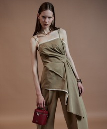 Draped Chino Bustier/ドレープドチノビスチェ