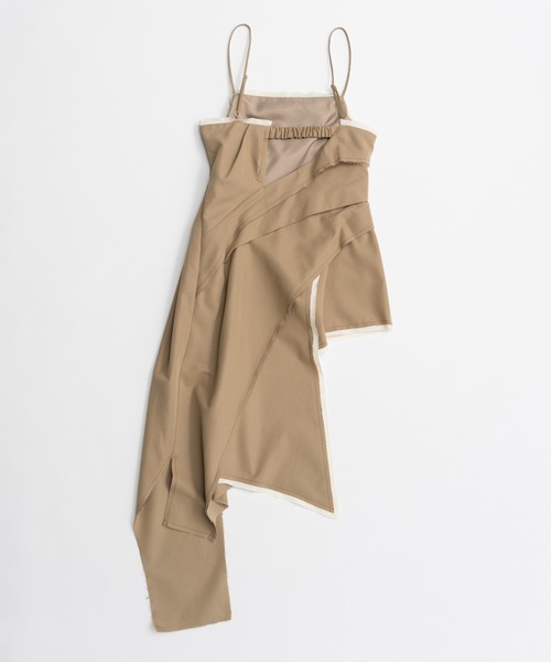 MAISON SPECIAL(メゾンスペシャル)の「Draped Chino Bustier/ドレープドチノビスチェ(その他トップス・レディース・ブラック/ベージュ・FREE)」の20枚目の写真