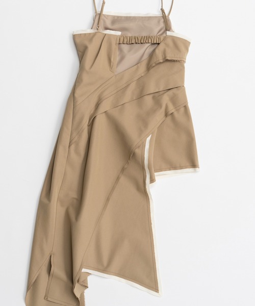 MAISON SPECIAL(メゾンスペシャル)の「Draped Chino Bustier/ドレープドチノビスチェ(その他トップス・レディース・ブラック/ベージュ・FREE)」の21枚目の写真