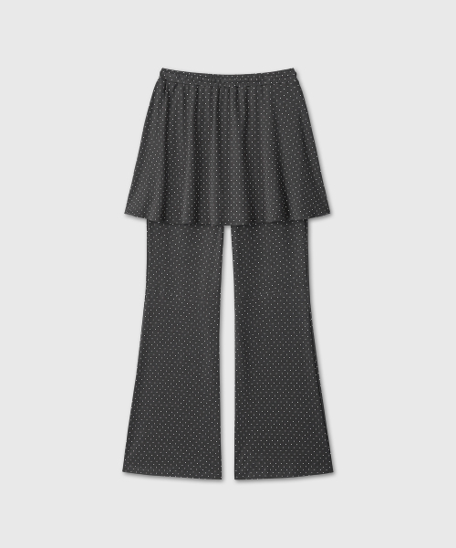 MIUKI（ミユキ）の「Miuki Skirt Pants (Charcoal)（スウェットパンツ・レディース・その他・1/2）」の2枚目の写真