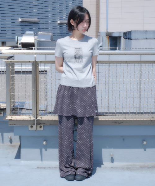 MIUKI（ミユキ）の「Miuki Skirt Pants (Charcoal)（スウェットパンツ・レディース・その他・1/2）」の4枚目の写真