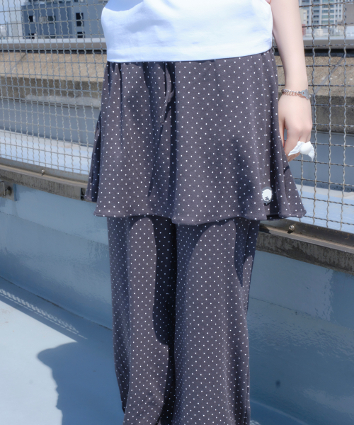 MIUKI（ミユキ）の「Miuki Skirt Pants (Charcoal)（スウェットパンツ・レディース・その他・1/2）」の5枚目の写真