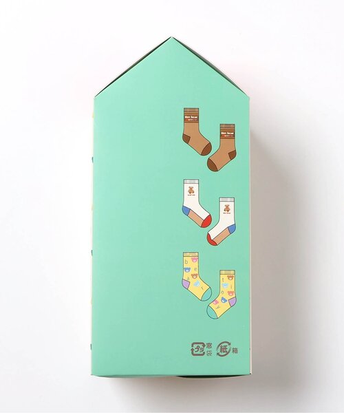 apres les cours(アプレレクール)の「tiny bear Palette バラエティソックス3足セット(ソックス/靴下・キッズ・その他11・18/15 /12)」の14枚目の写真