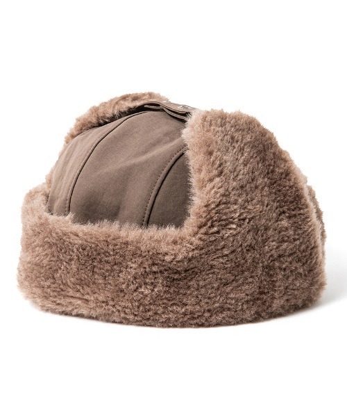 430(フォーサーティ)の「mko13782-SMFR FLIGHT CAP フライトキャップ(26-162)(キャップ・メンズ・カーキ/ブラック/ブラウン・FREE)」の7枚目の写真