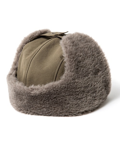430(フォーサーティ)の「mko13782-SMFR FLIGHT CAP フライトキャップ(26-162)(キャップ・メンズ・カーキ/ブラック/ブラウン・FREE)」の9枚目の写真
