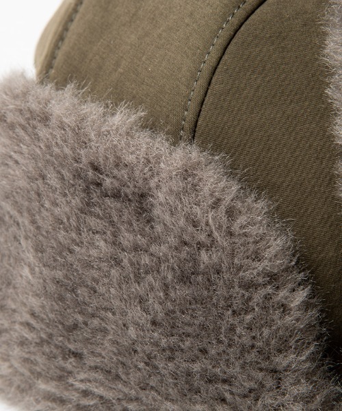 430(フォーサーティ)の「mko13782-SMFR FLIGHT CAP フライトキャップ(26-162)(キャップ・メンズ・カーキ/ブラック/ブラウン・FREE)」の10枚目の写真