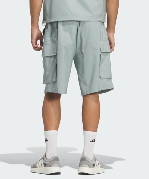 adidas(アディダス)の「シティテック ルーズフィット ドットエア ブリーザブル ウーブン カーゴショーツ / ハーフパンツ / アディダス adidas(その他パンツ・メンズ・グリーン・LARGE/MEDIUM/SMALL)」の2枚目の写真