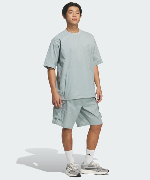 adidas(アディダス)の「シティテック ルーズフィット ドットエア ブリーザブル ウーブン カーゴショーツ / ハーフパンツ / アディダス adidas(その他パンツ・メンズ・グリーン・LARGE/MEDIUM/SMALL)」の3枚目の写真