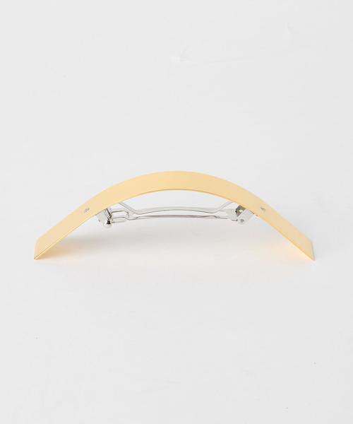 BEAUTY&YOUTH UNITED ARROWS(ビューティーアンドユースユナイテッドアローズ)の「BY HAIR DESIGNACCESS sylvain le hen 077 バレッタ◆(バレッタ/ヘアクリップ・レディース・ゴールド/シルバー・FREE)」の3枚目の写真