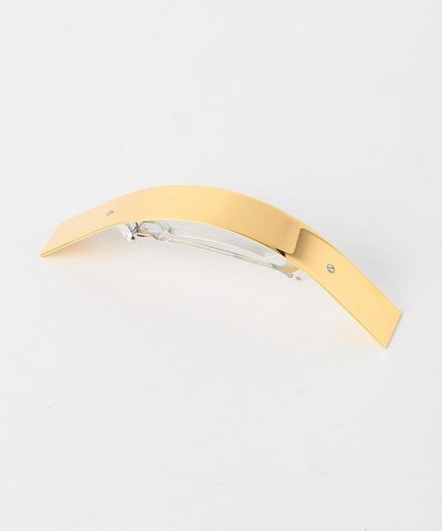 BEAUTY&YOUTH UNITED ARROWS(ビューティーアンドユースユナイテッドアローズ)の「BY HAIR DESIGNACCESS sylvain le hen 077 バレッタ◆(バレッタ/ヘアクリップ・レディース・ゴールド/シルバー・FREE)」の6枚目の写真