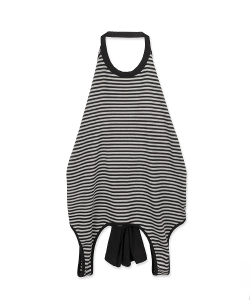 WHOLE PAPER(ホールペーパー)の「ストライプ シックスウェイ ROUJE PARIS トップ (ブラック)(Tシャツ/カットソー・レディース・ブラック・FREE)」の7枚目の写真