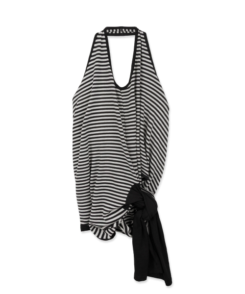 WHOLE PAPER(ホールペーパー)の「ストライプ シックスウェイ ROUJE PARIS トップ (ブラック)(Tシャツ/カットソー・レディース・ブラック・FREE)」の8枚目の写真