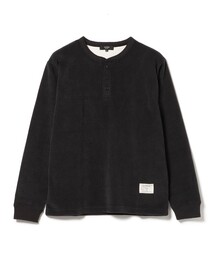 モールワッフル ヘンリーネック カットソー