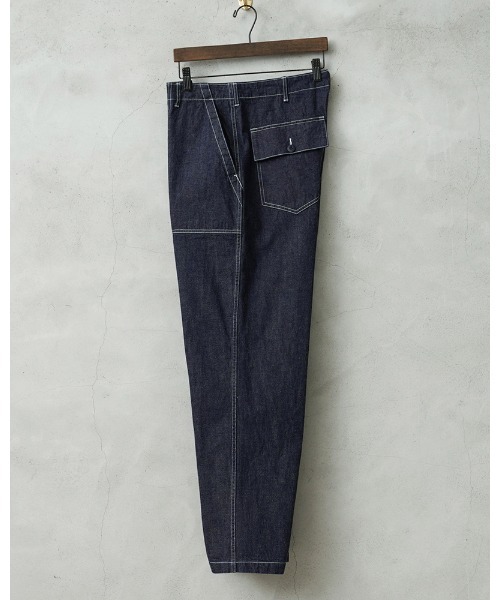 WAIPER.inc(ワイパーインク)の「WAIPER.inc 米軍 OG-107 ユーティリティパンツ KURABO DENIM【WP1171】(デニムパンツ・メンズ・ネイビー/ネイビー×ホワイト・W34xL30/W38xL30/W36xL30)」の4枚目の写真