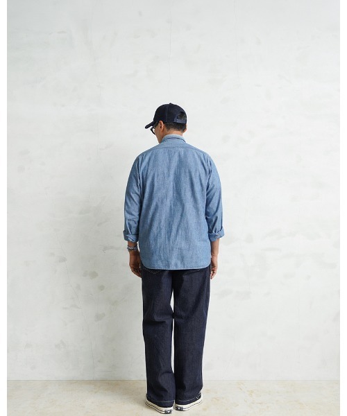 WAIPER.inc(ワイパーインク)の「WAIPER.inc 米軍 OG-107 ユーティリティパンツ KURABO DENIM【WP1171】(デニムパンツ・メンズ・ネイビー/ネイビー×ホワイト・W34xL30/W38xL30/W36xL30)」の11枚目の写真