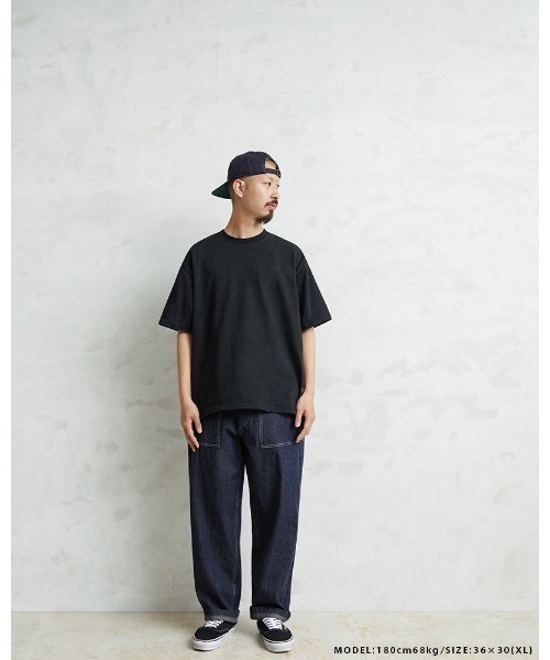 WAIPER.inc(ワイパーインク)の「WAIPER.inc 米軍 OG-107 ユーティリティパンツ KURABO DENIM【WP1171】(デニムパンツ・メンズ・ネイビー/ネイビー×ホワイト・W34xL30/W38xL30/W36xL30)」の12枚目の写真