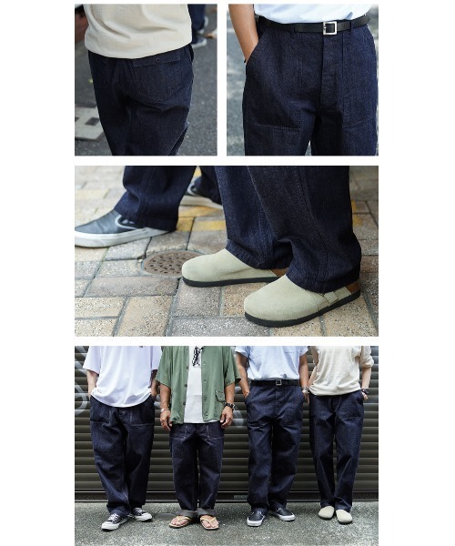 WAIPER.inc(ワイパーインク)の「WAIPER.inc 米軍 OG-107 ユーティリティパンツ KURABO DENIM【WP1171】(デニムパンツ・メンズ・ネイビー/ネイビー×ホワイト・W34xL30/W38xL30/W36xL30)」の18枚目の写真