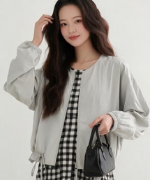 Sew loop（ソーループ）の「ドロスト薄手長袖ブルゾンジャケット春秋カーディガン（ブルゾン）」