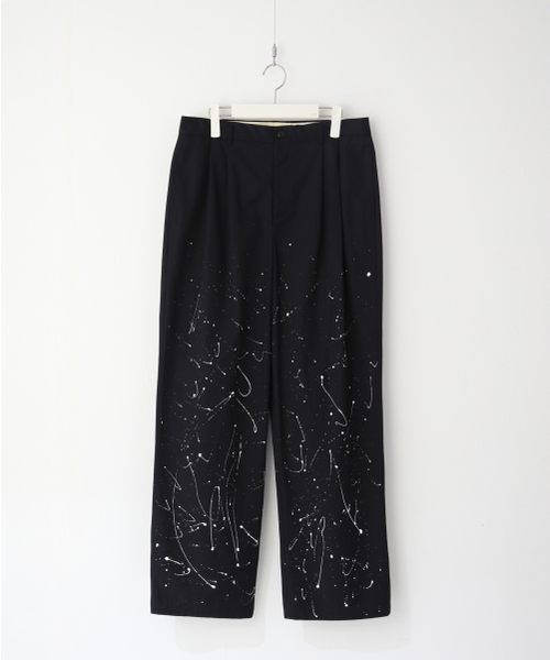 WHAGI(ワギ)の「ペインテッドアーキテクトパンツ(ダークネイビー)(その他パンツ・レディース・その他・MEDIUM/LARGE)」の1枚目の写真