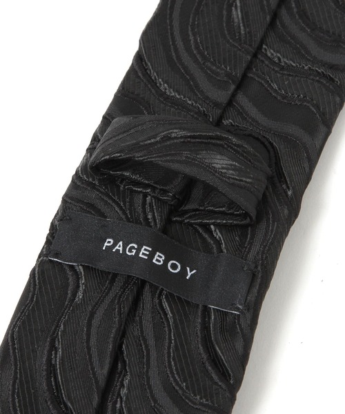 PAGEBOY（ページボーイ）の「ウェーブジャガードネクタイ（その他小物・レディース・ブラック/ブラウン系その他・FREE）」の6枚目の写真