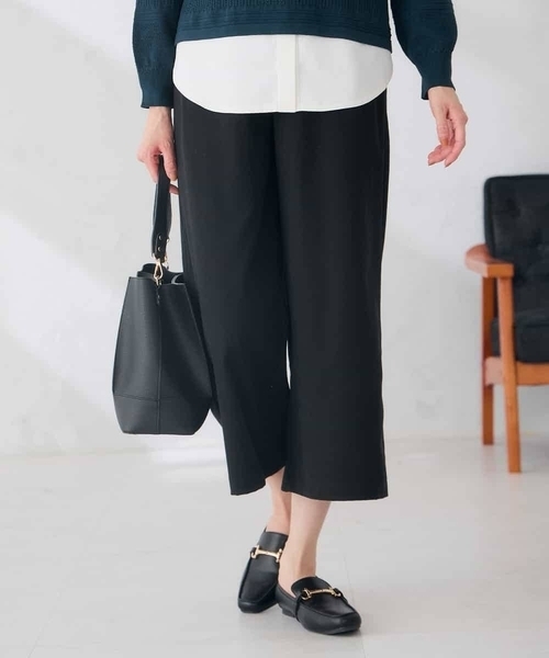 a.v.v(アーヴェヴェ)の「スエード ライク ガウチョパンツ(その他パンツ・レディース・チャコールグレー/ブラック・34/36/38/40/42)」の22枚目の写真