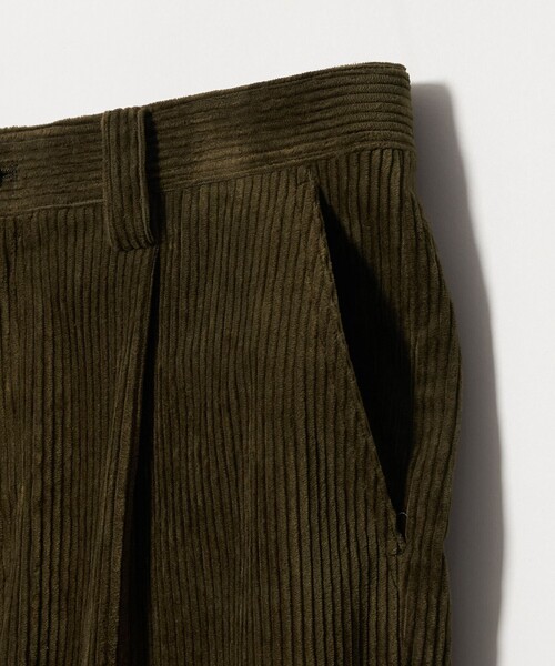 Thingless(シングレス)の「<Thingless>コーデュロイ ワイド パンツ(その他パンツ・メンズ・ブラック/オリーブ・L/S/M)」の5枚目の写真