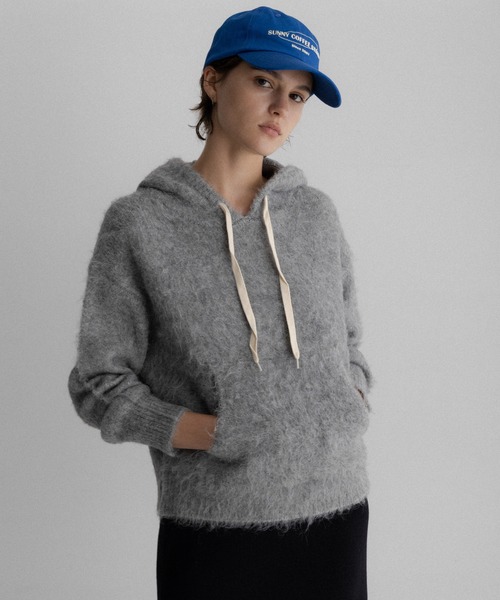 URBAN RESEARCH Sonny Label(アーバンリサーチサニーレーベル)の「フーディシャギーニットプルオーバー(ニット/セーター・レディース・ブラウン/ネイビー/グレー・FREE)」の5枚目の写真