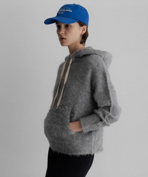 URBAN RESEARCH Sonny Label(アーバンリサーチサニーレーベル)の「フーディシャギーニットプルオーバー(ニット/セーター・レディース・ブラウン/ネイビー/グレー・FREE)」の6枚目の写真