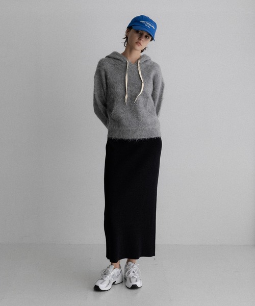 URBAN RESEARCH Sonny Label(アーバンリサーチサニーレーベル)の「フーディシャギーニットプルオーバー(ニット/セーター・レディース・ブラウン/ネイビー/グレー・FREE)」の8枚目の写真