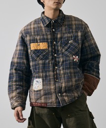 KHOKI（コッキ）の「【KHOKI/コッキ】Vintage-effect checked puffer jacket（ダウンジャケット/コート）」