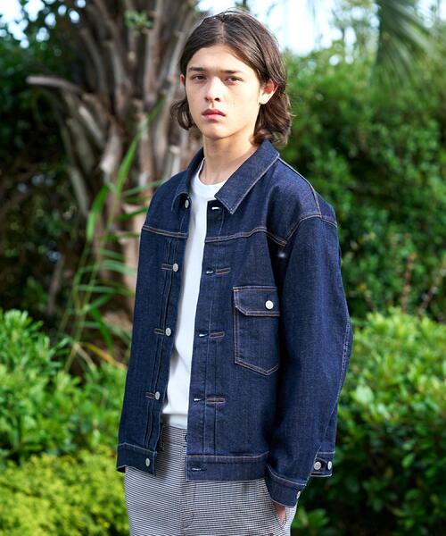 DRESSTERIOR(ドレステリア)の「KAIHARA denim トラッカージャケット(デニムジャケット・メンズ・ネイビー・92/94/91)」の4枚目の写真