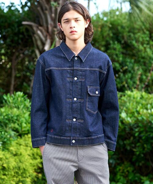 DRESSTERIOR(ドレステリア)の「KAIHARA denim トラッカージャケット(デニムジャケット・メンズ・ネイビー・92/94/91)」の6枚目の写真