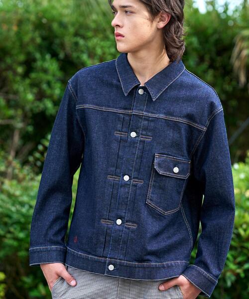 DRESSTERIOR(ドレステリア)の「KAIHARA denim トラッカージャケット(デニムジャケット・メンズ・ネイビー・92/94/91)」の7枚目の写真