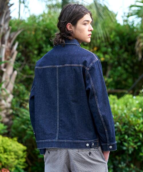 DRESSTERIOR(ドレステリア)の「KAIHARA denim トラッカージャケット(デニムジャケット・メンズ・ネイビー・92/94/91)」の9枚目の写真
