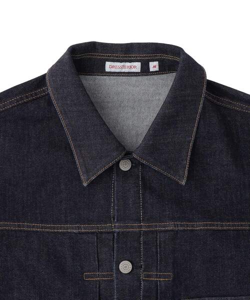 DRESSTERIOR(ドレステリア)の「KAIHARA denim トラッカージャケット(デニムジャケット・メンズ・ネイビー・92/94/91)」の13枚目の写真