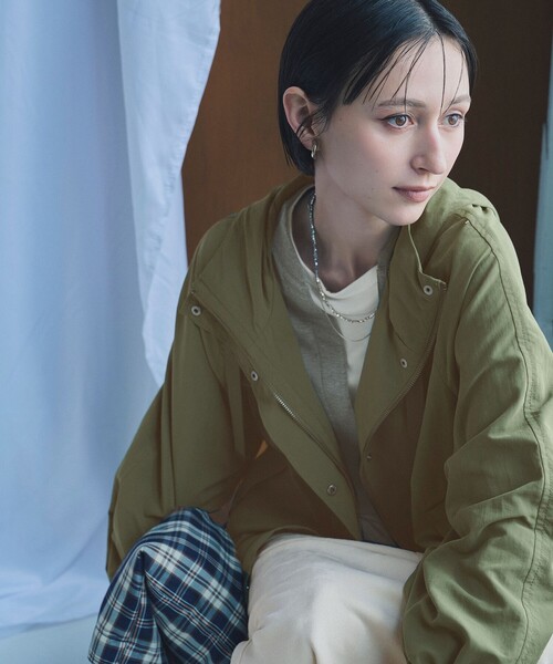 ANY(エニィ)の「撥水マウンテンパーカー(マウンテンパーカー・レディース・カーキ系/ダークブラウン系・F)」の3枚目の写真