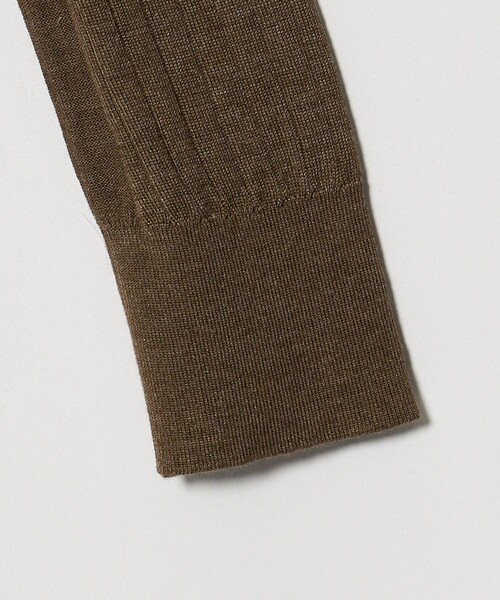 UNITED ARROWS(ユナイテッドアローズ)の「【別注】<SLOANE>ワイドリブ ポロニット(ニット/セーター・レディース・ブラウン系/ライトブルー・2)」の15枚目の写真