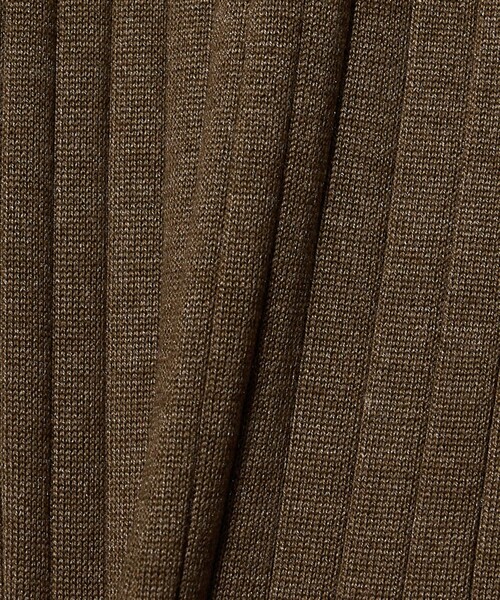 UNITED ARROWS(ユナイテッドアローズ)の「【別注】<SLOANE>ワイドリブ ポロニット(ニット/セーター・レディース・ブラウン系/ライトブルー・2)」の16枚目の写真