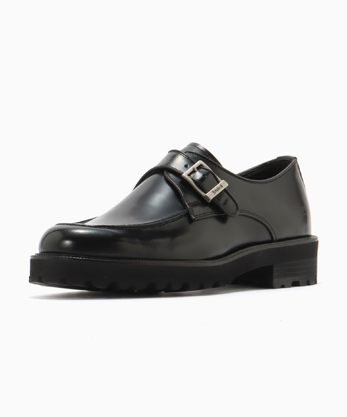 The Kenford Fineshoes(ケンフォードファインシューズ)の「The Kenford Fineshoes NEW CLASSIC U-MOC MONK STRAP / BLACK(ドレスシューズ・メンズ・ブラック・27cm/26.5cm/26cm/25.5cm/25cm)」の2枚目の写真